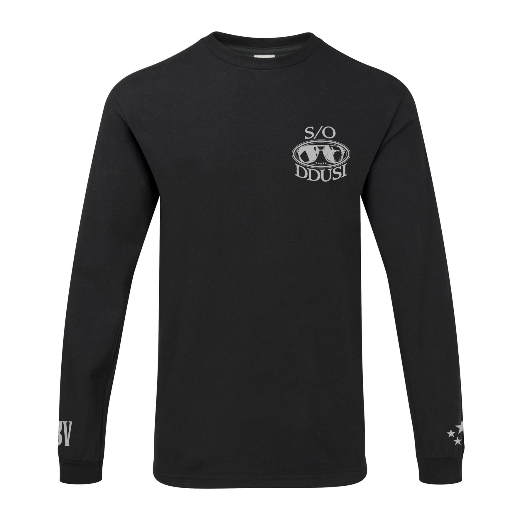 T-SHIRT LONG SLEEVE - DDUSI MI DA' UN BEAT, LO PROMETTO, GLIELO FUMO - immagine 3
